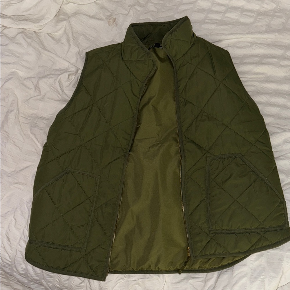J. Crew Mercantile Olive Vest